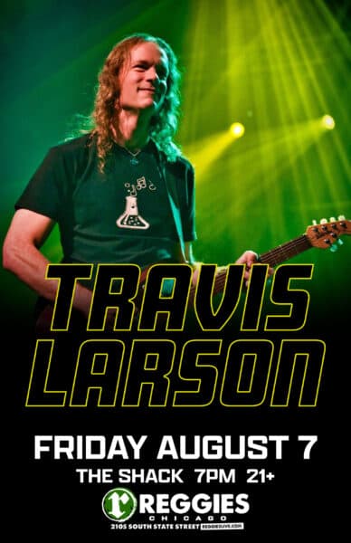 TRAVIS LARSON artwork from Reggie's Rock Club