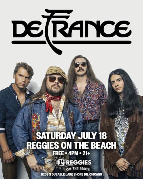 DEFRANCE artwork from Reggie's Rock Club
