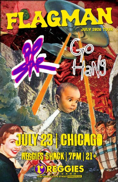 FLAGMAN artwork from Reggie's Rock Club