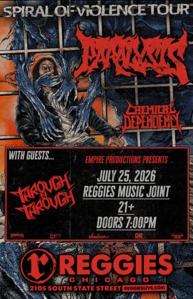 PARALYSIS artwork from Reggie's Music Joint