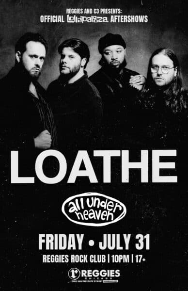 LOATHE artwork from Reggie's Rock Club