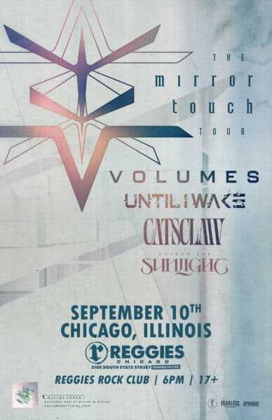 VOLUMES artwork from Reggie's Rock Club