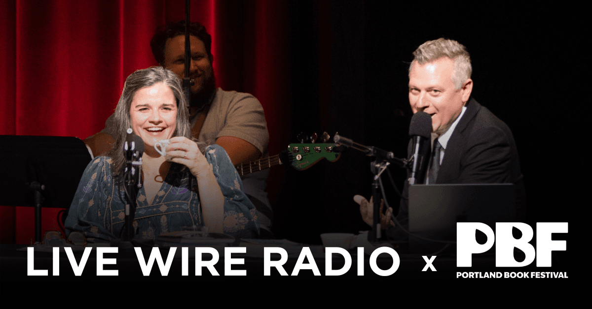 Live Wire with Luke Burbank artwork from Alberta Rose Theatre