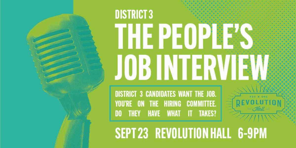 The People's Job Interview artwork from Revolution Hall