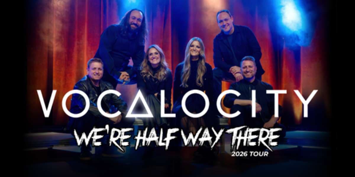 Vocalocity: We’re Halfway There artwork from Aladdin Theater
