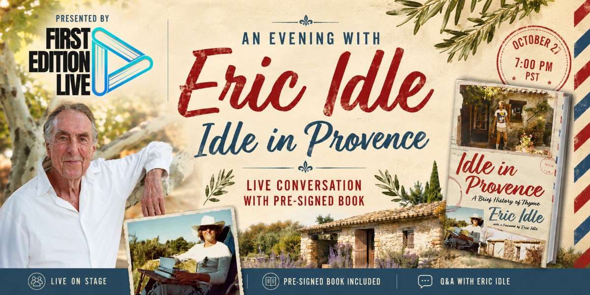 Eric Idle: Idle in Provence artwork from Revolution Hall