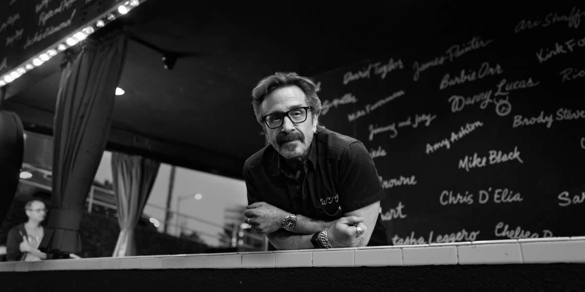 Marc Maron: Yammering into the Void Tour artwork from Aladdin Theater