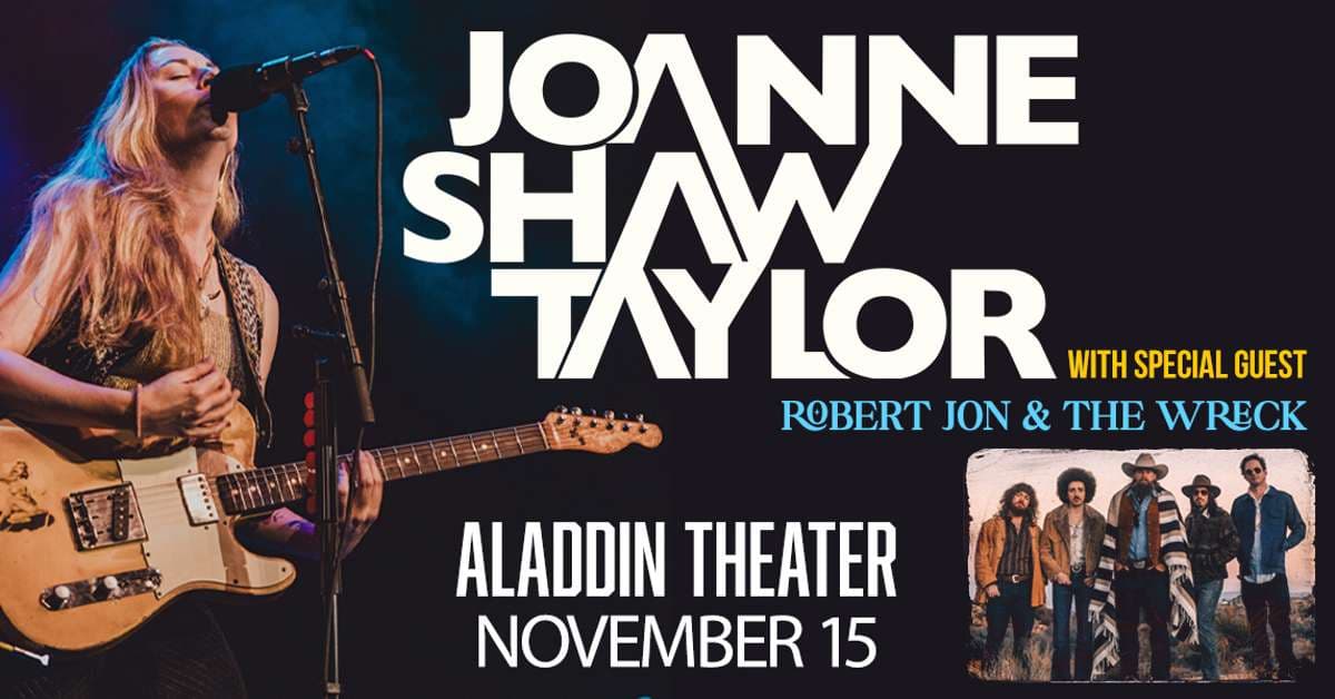Joanne Shaw Taylor artwork from Aladdin Theater