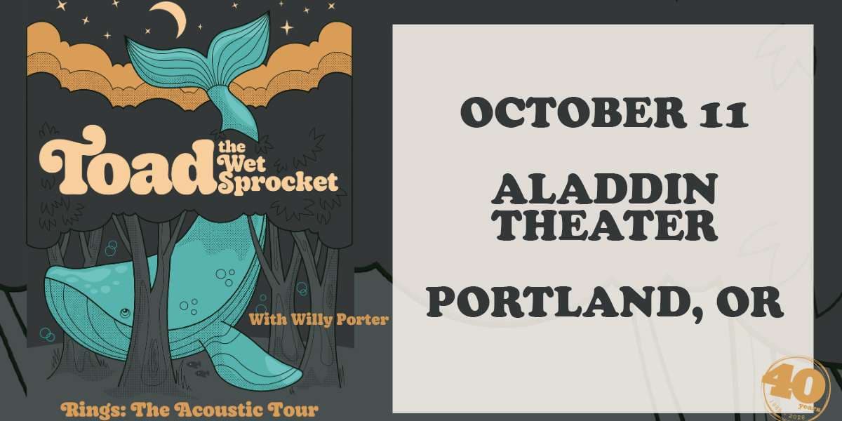 Toad the Wet Sprocket - Rings: The Acoustic Tour artwork from Aladdin Theater