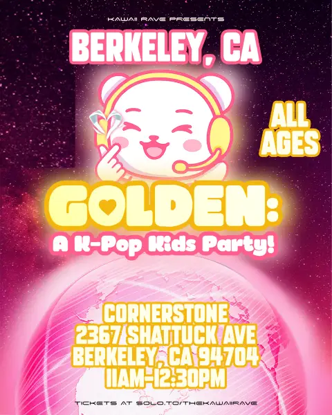 GOLDEN: A K-Pop Kids Party! artwork from Cornerstone Berkeley