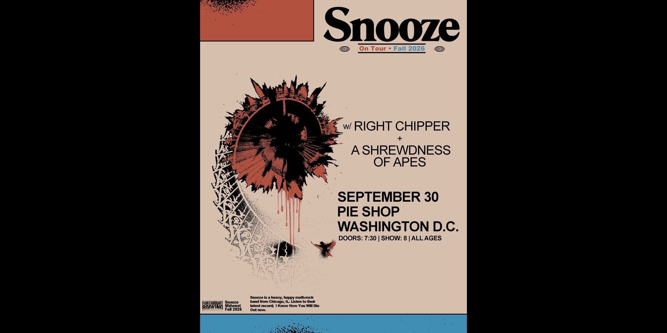 Snooze w/ A Shrewdness of Apes, Right Chipper artwork from Pie Shop