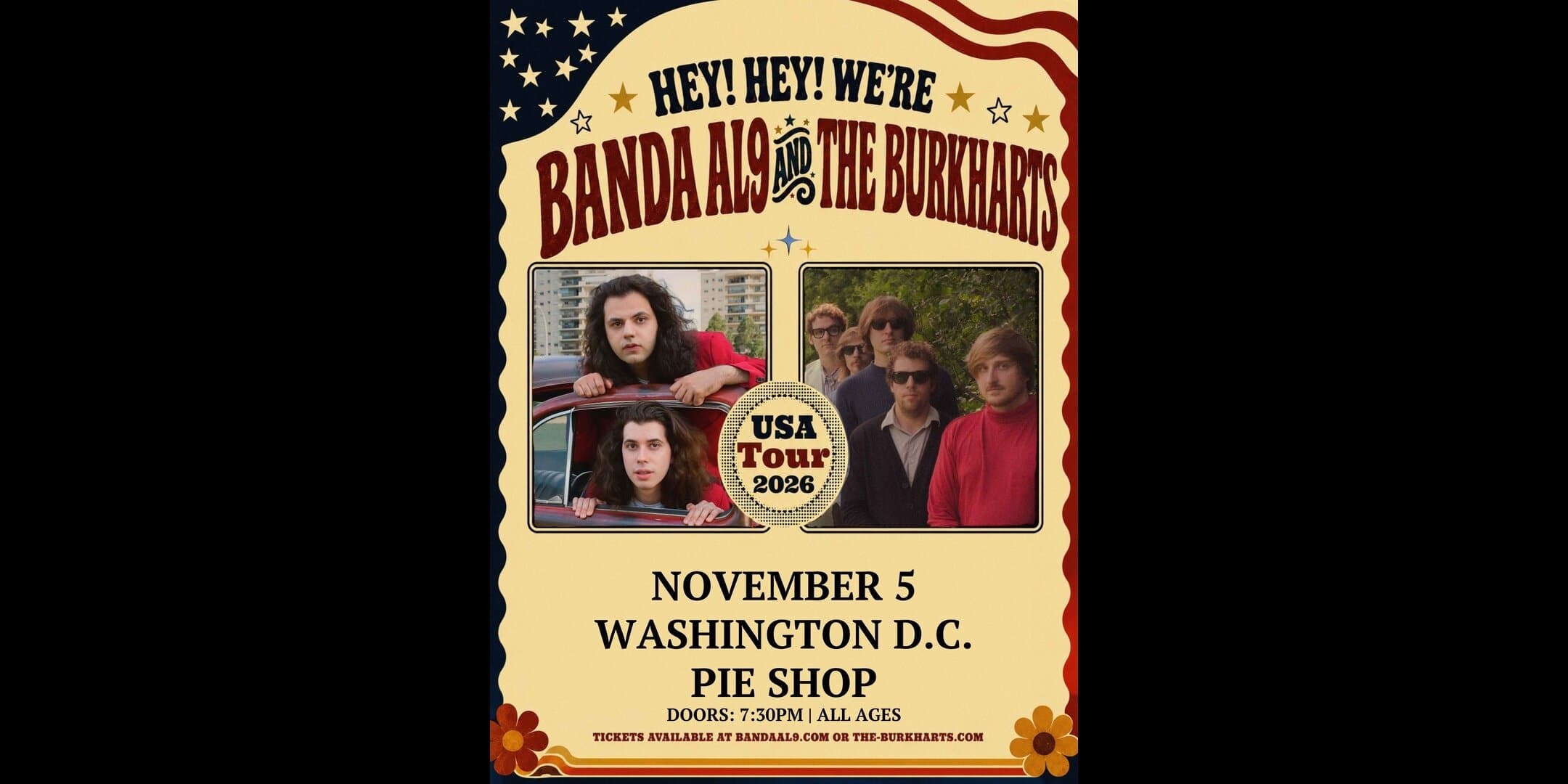 Banda AL9 w/ The Burkharts artwork from Pie Shop