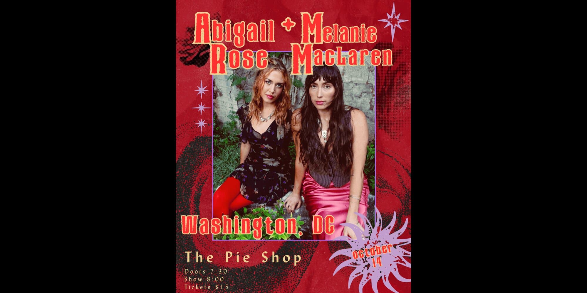 Melanie MacLaren & Abigail Rose artwork from Pie Shop