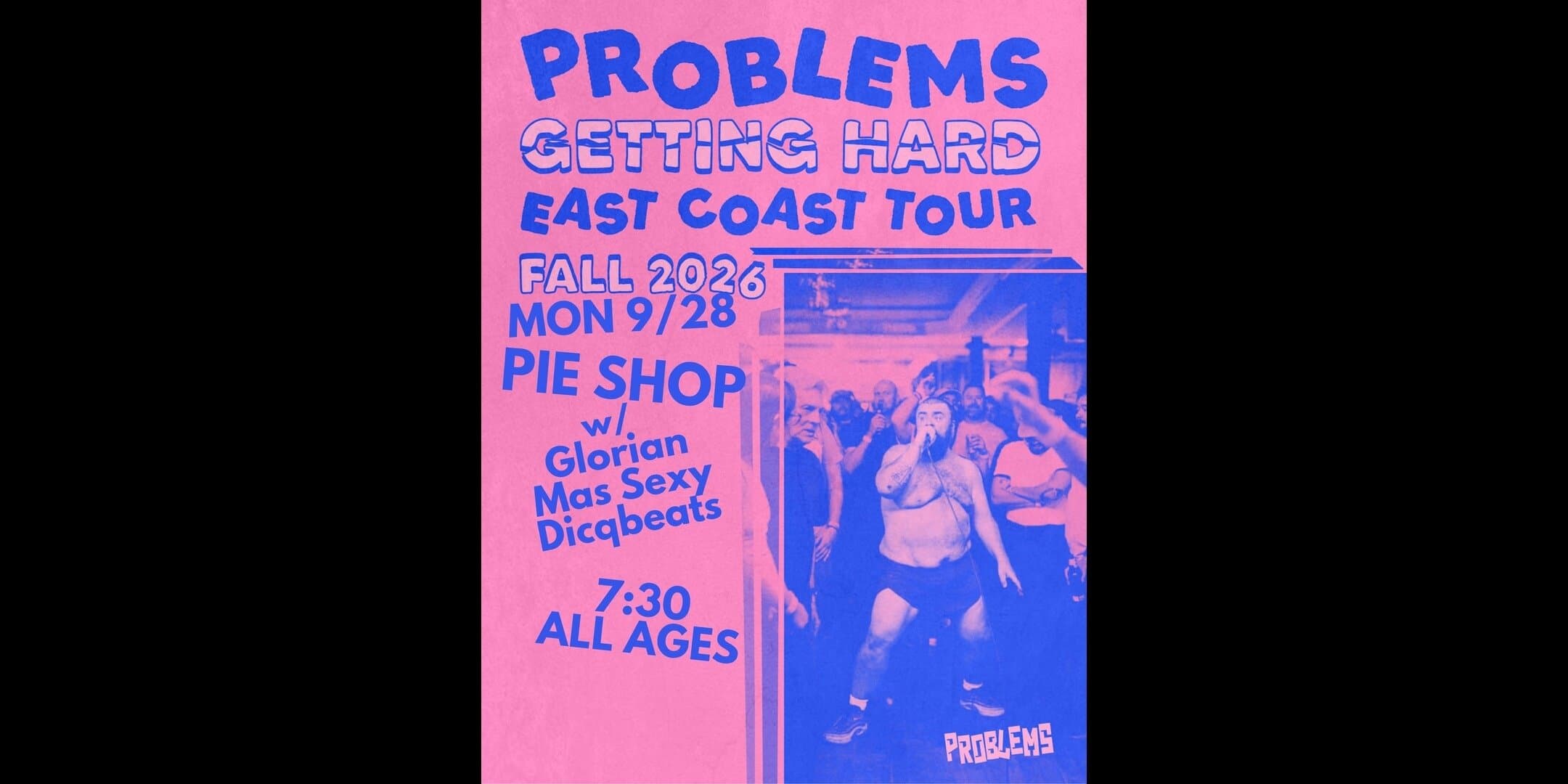 PROBLEMS w/ Glorian, Mas Sexy, Dicqbeats artwork from Pie Shop