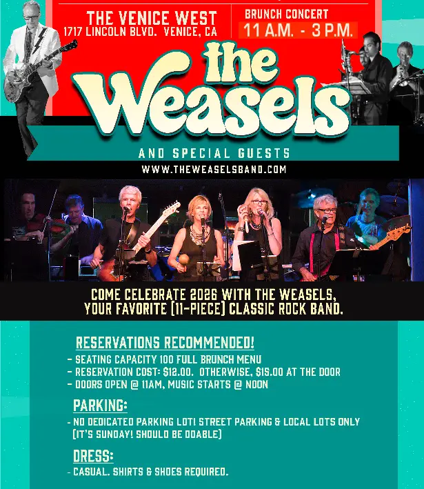 The Weasels - Rock n' Roll Sundays artwork from The Venice West