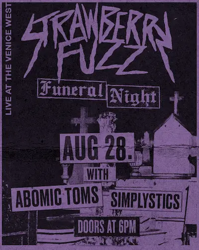The Venice West upcoming show poster