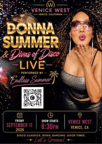 Donna Summer & The Disco Divas - Tribute to Donna Summer! artwork from The Venice West