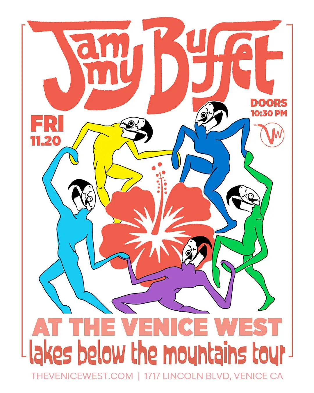 Jammy Buffet artwork from The Venice West