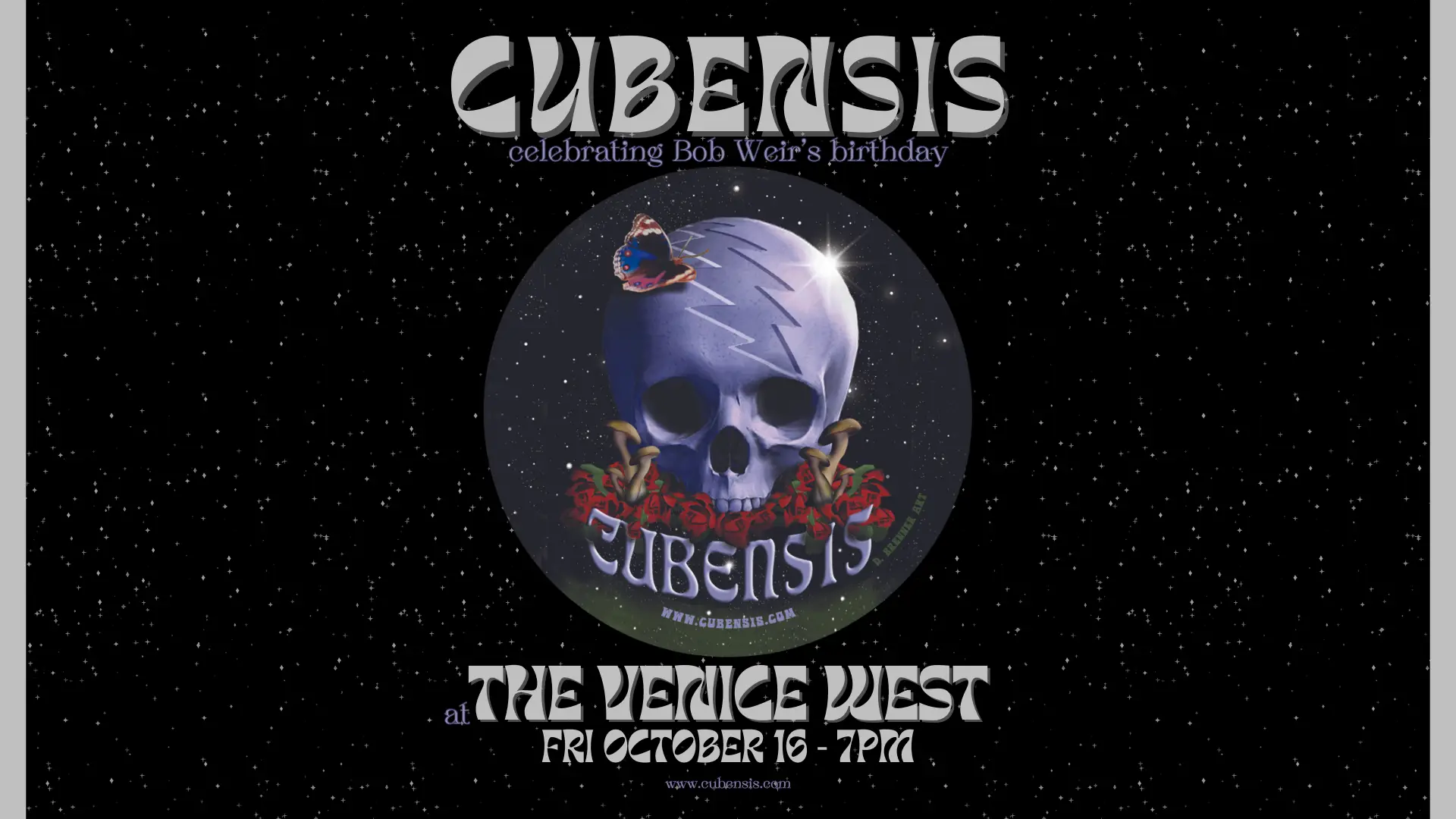 Cubensis - Bob Weir Birthday Celebration! artwork from The Venice West