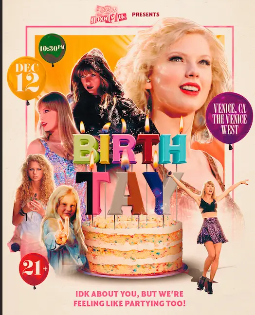 BIRTH-TAY PAR-TAY artwork from The Venice West