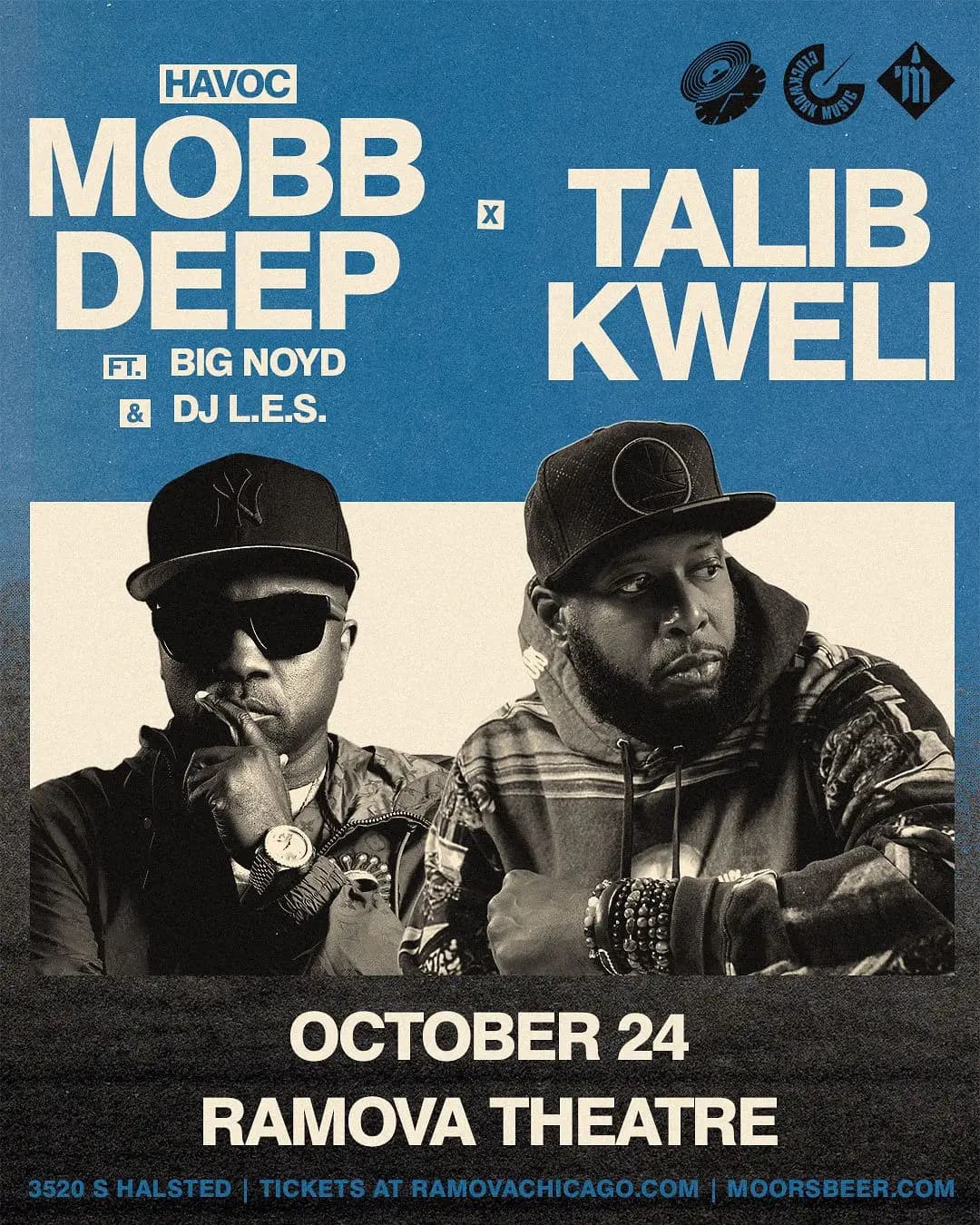 Mobb Deep x Talib Kweli artwork from Ramova Theatre