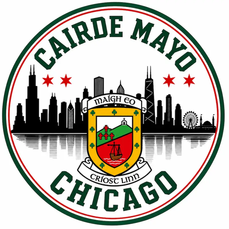 Cairde Mayo Chicago Homecoming artwork from Ramova Theatre