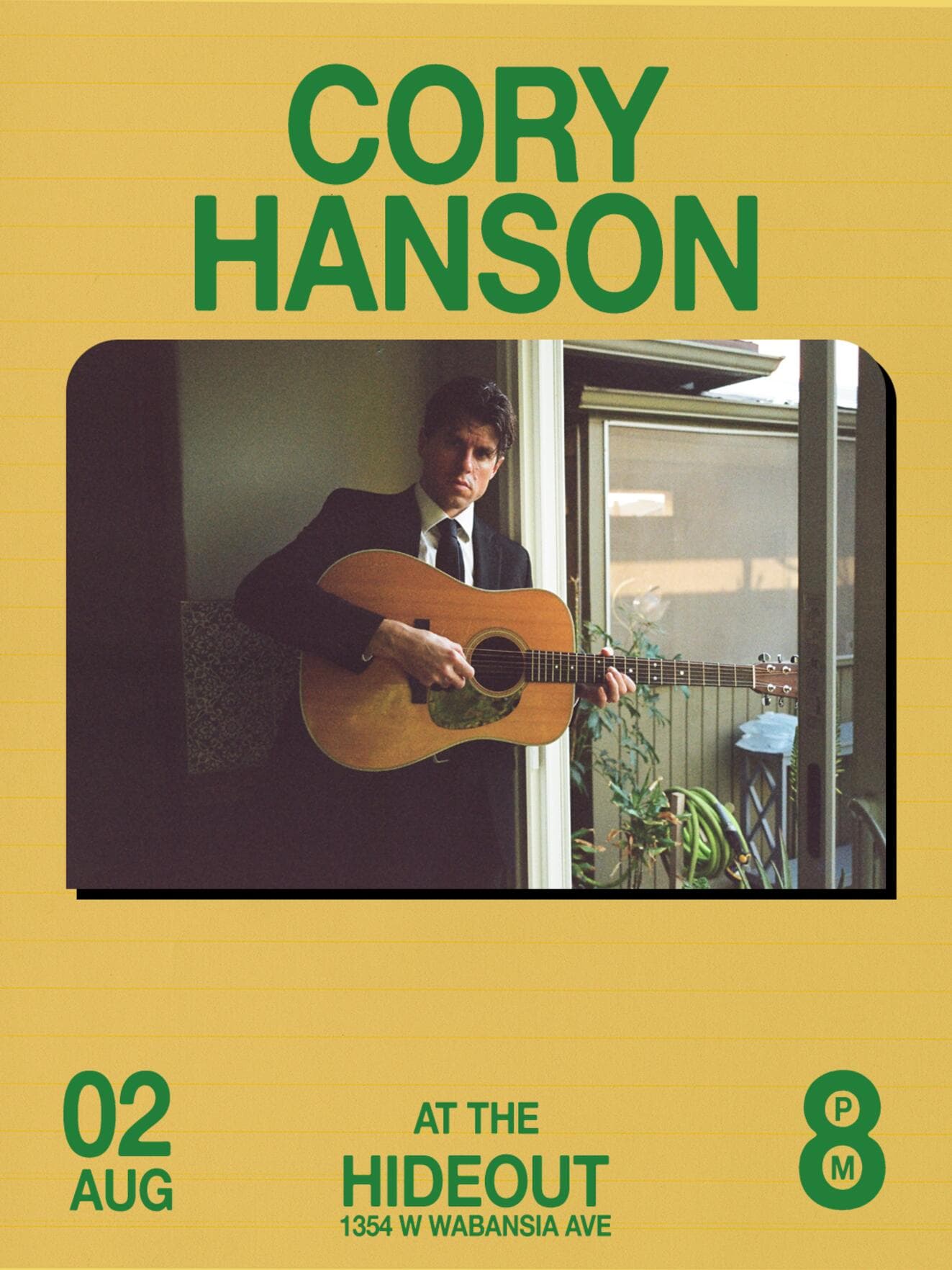 Cory Hanson & Temp Wishes artwork from Hideout Chicago