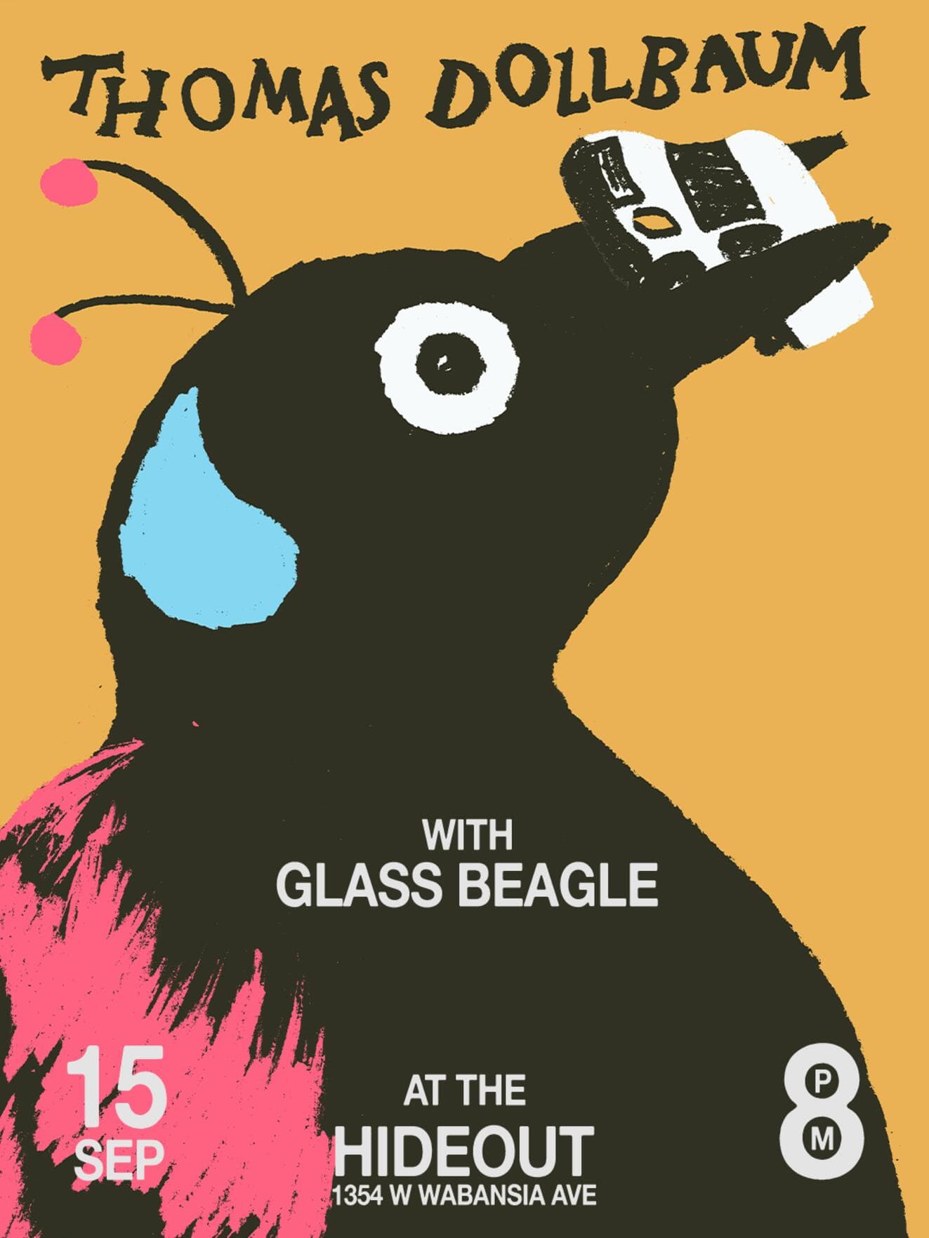 Thomas Dollbaum, Glass Beagle artwork from Hideout Chicago