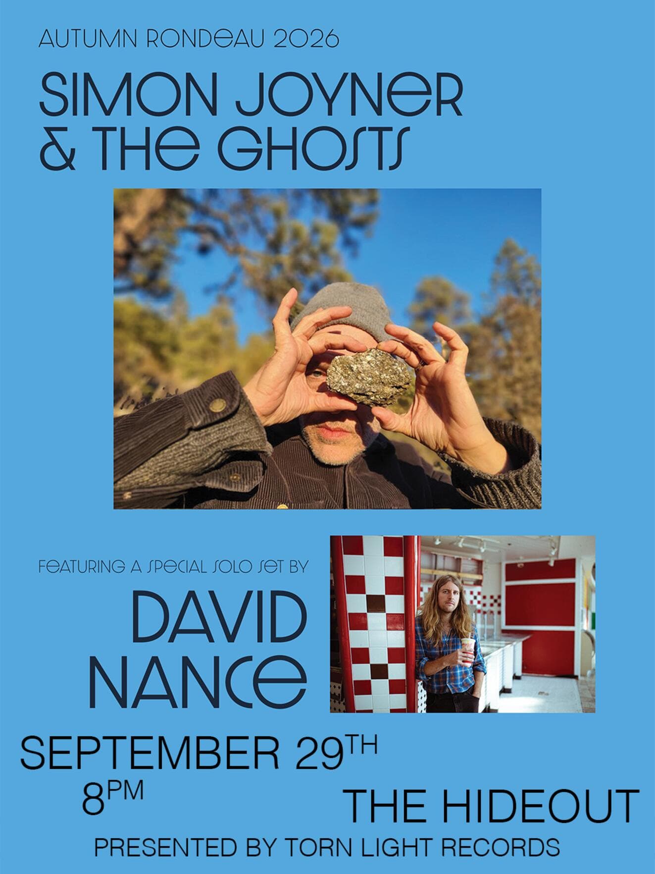 Torn Light Presents - Simon Joyner, David Nance artwork from Hideout Chicago