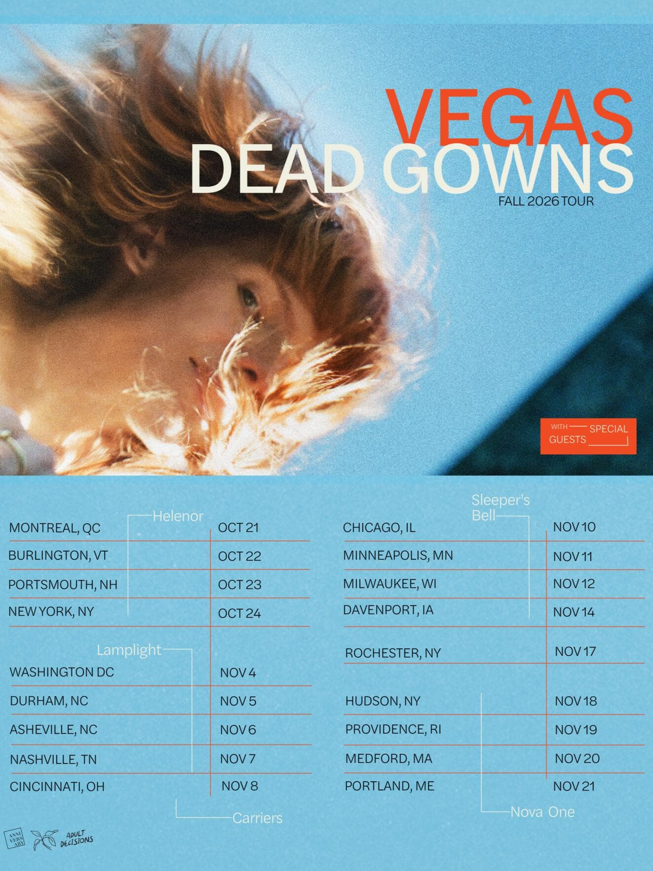 Dead Gowns, Sleeper's Bell (Duo) artwork from Hideout Chicago