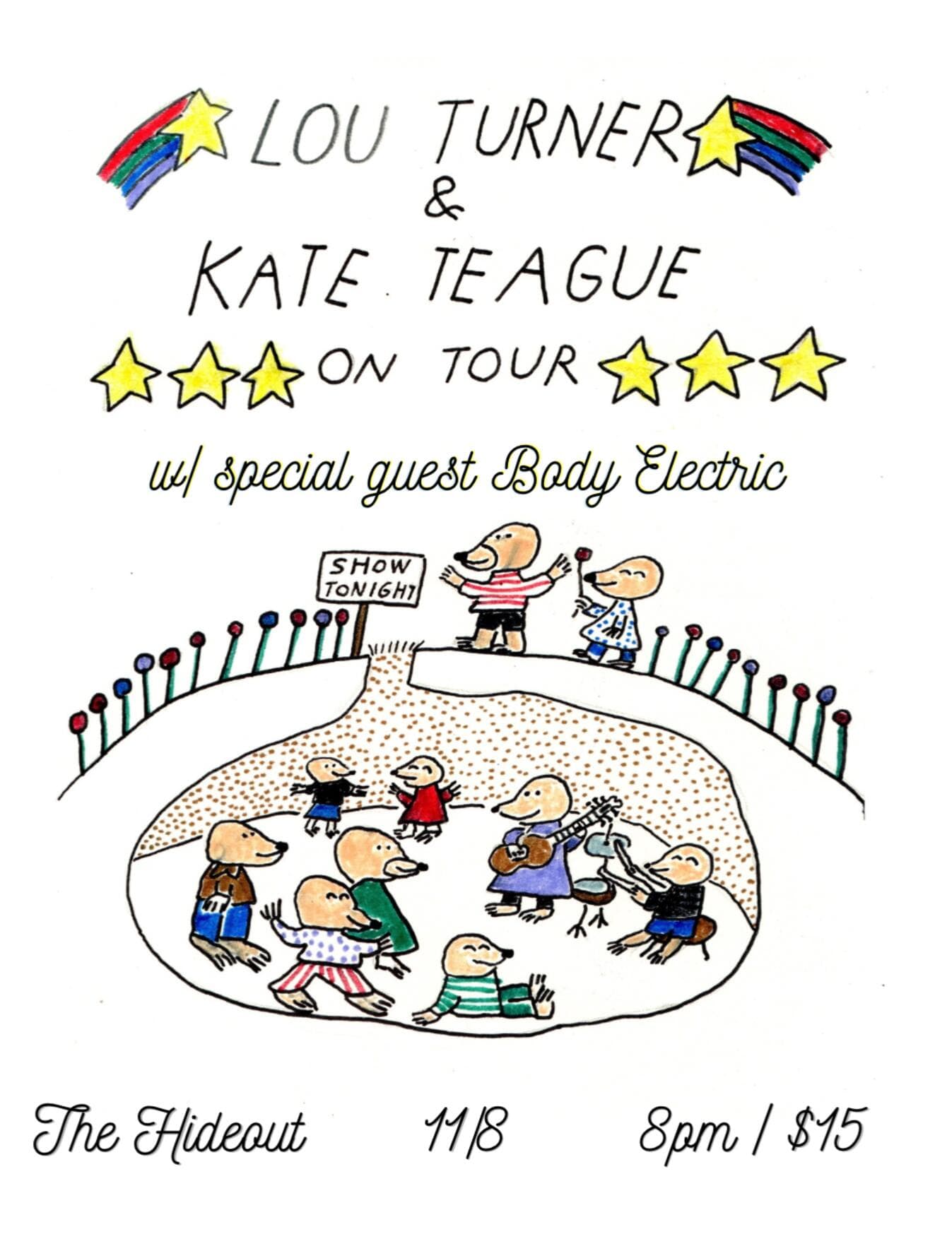 Lou Turner & Kate Teague artwork from Hideout Chicago