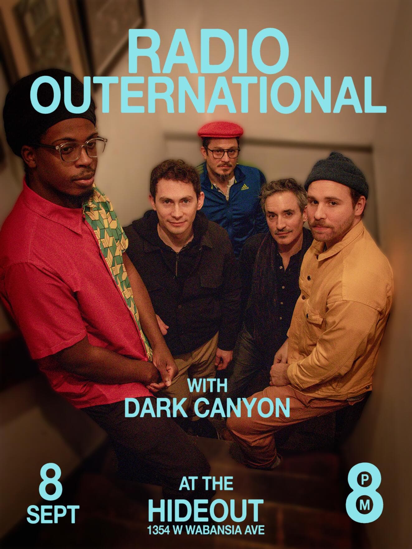 Radio Outernational, Dark Canyon artwork from Hideout Chicago