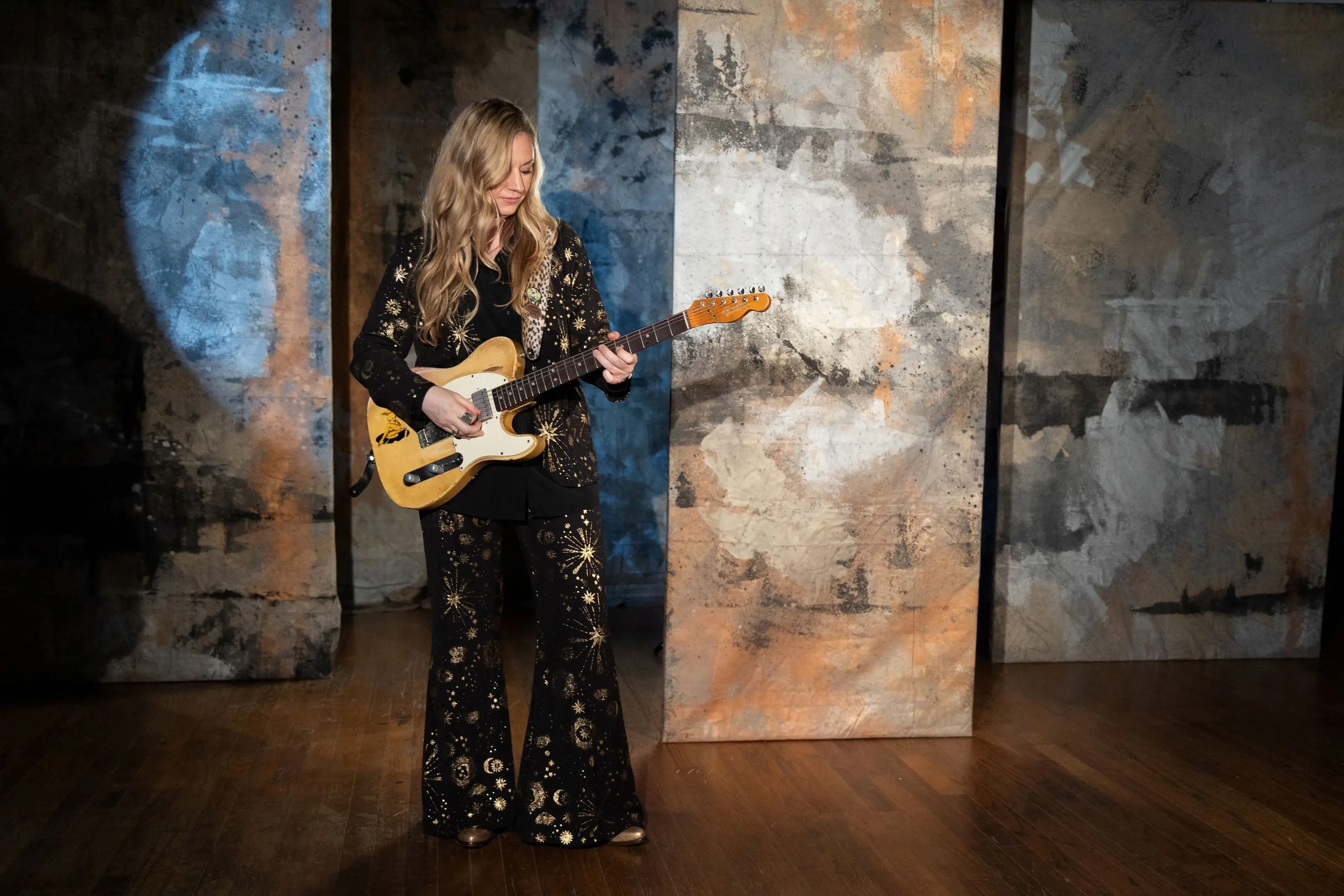 Joanne Shaw Taylor with Bywater Call artwork from Boulder Theater