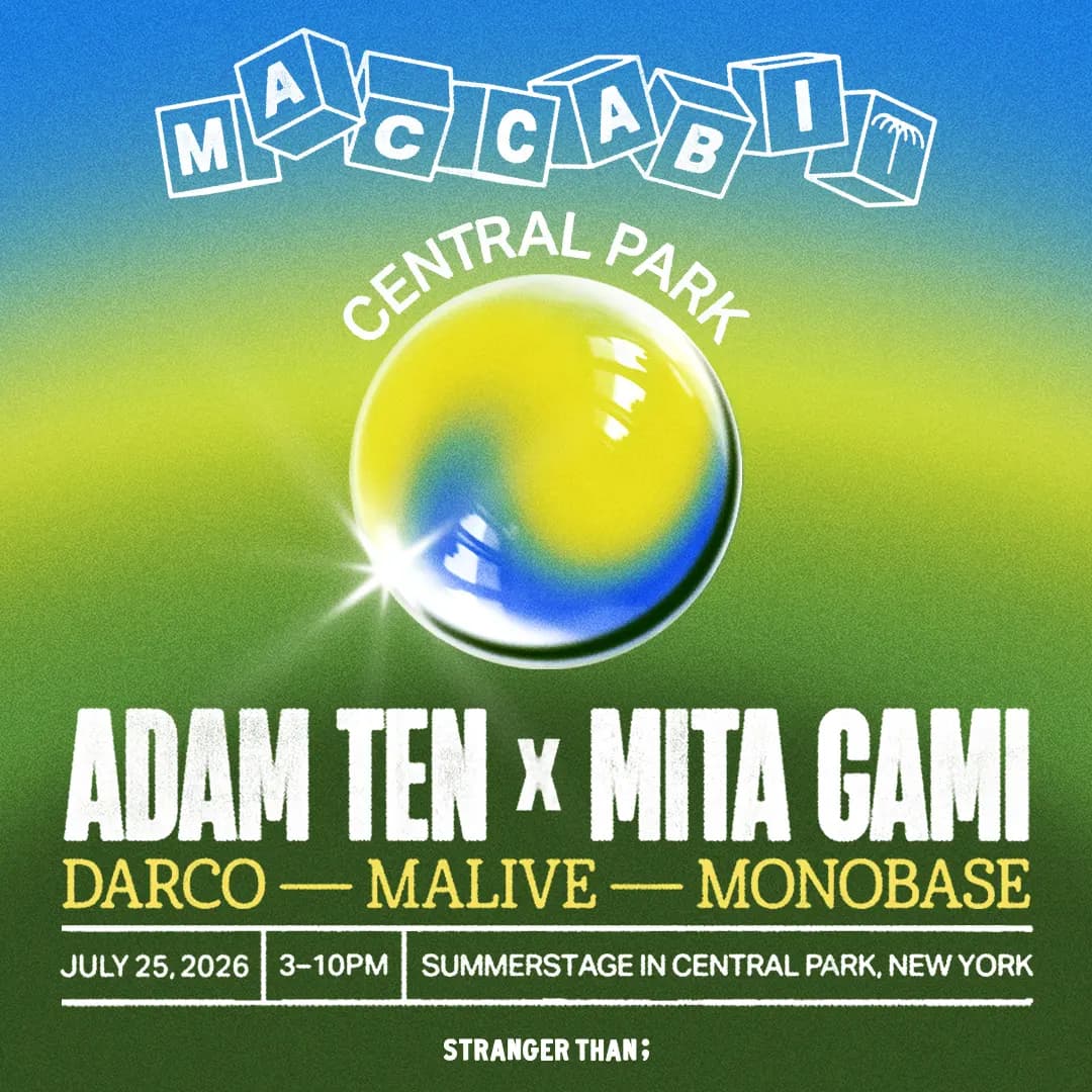 Maccabi House: Adam Ten and Mita Gami / Darco / Malive / Monobase artwork from SummerStage - Manhattan