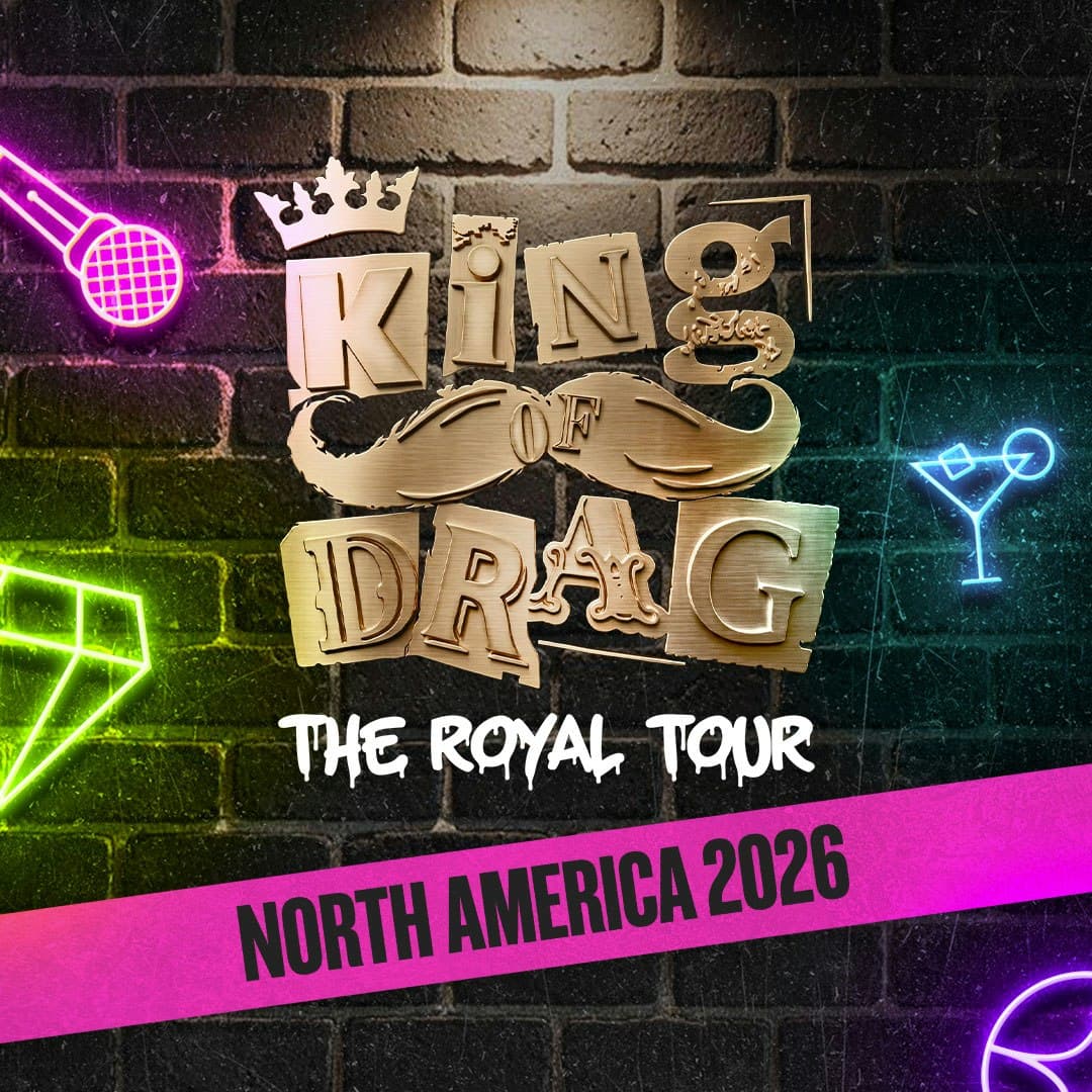 King of Drag – The Royal Tour artwork from DC9 Nightclub