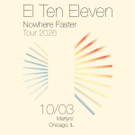 El Ten Eleven + Tall Tall Trees artwork from Martyrs'