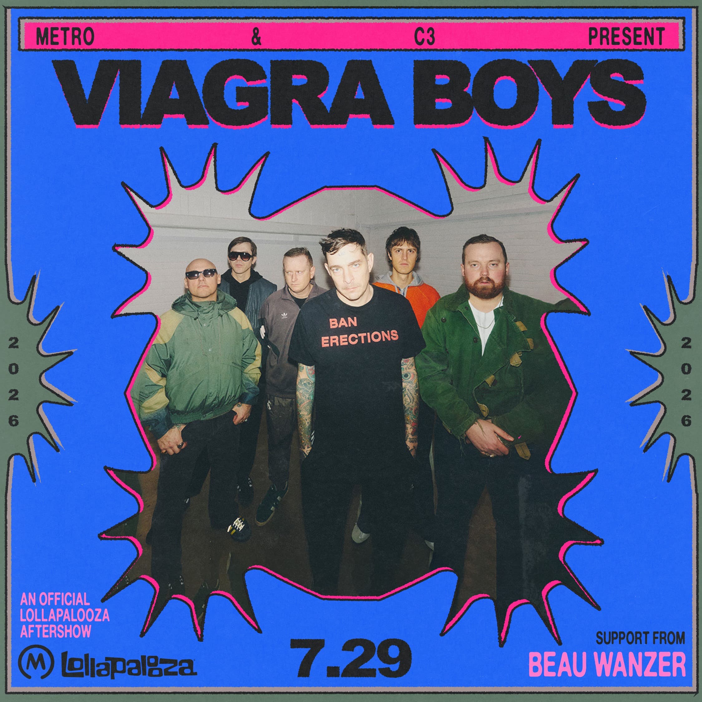 Viagra Boys artwork from Metro