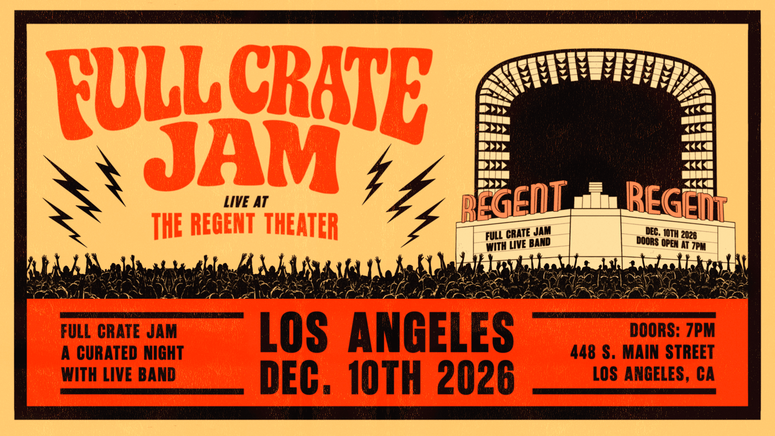 Full Crate Jam Live at The Regent Theater artwork from The Regent Theater