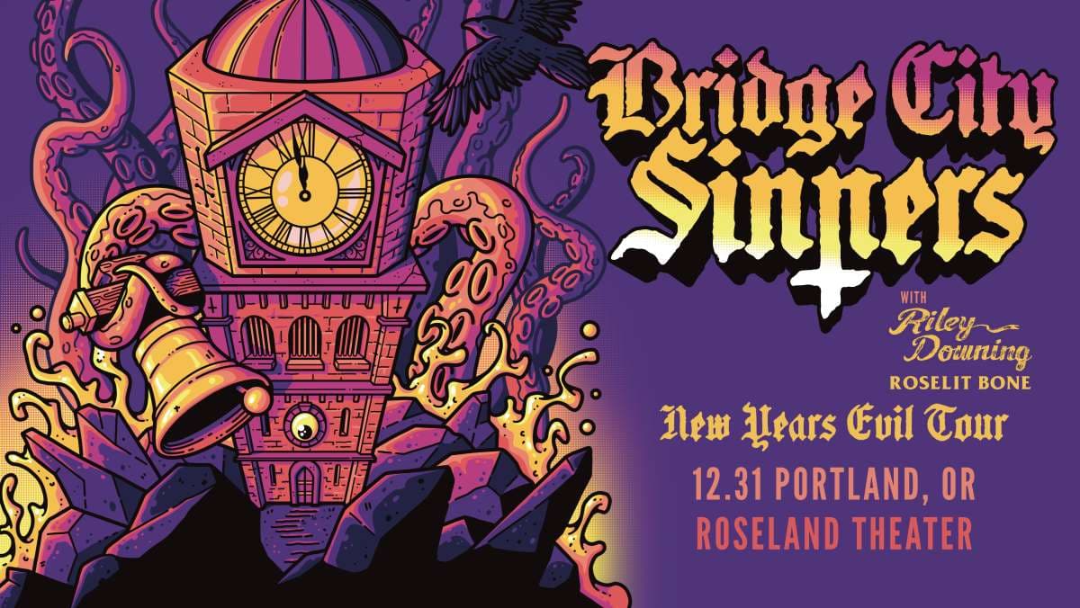 The Bridge City Sinners artwork from Roseland Theater
