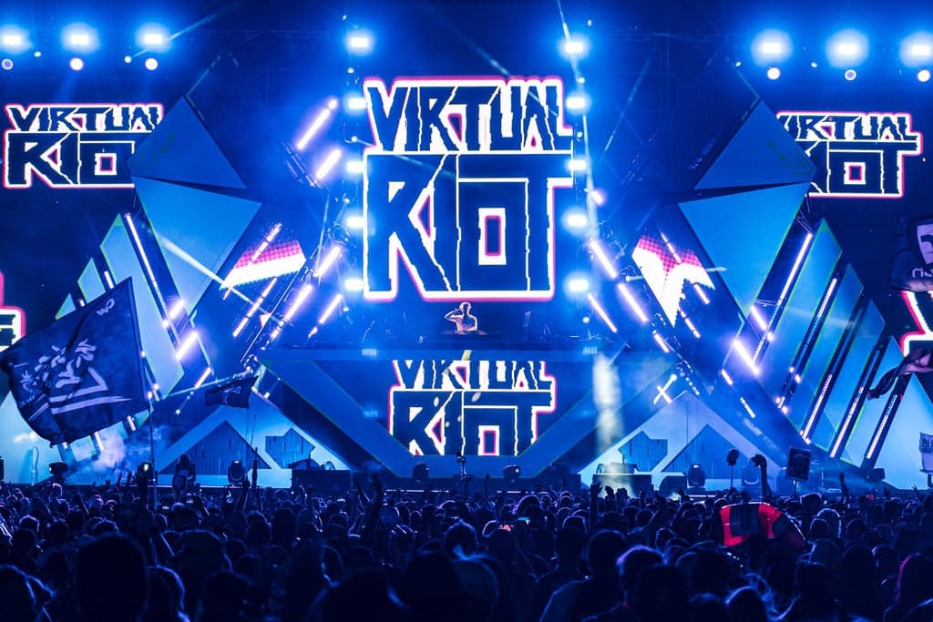 BASSRUSH presents Virtual Riot & Blanke - Far From Home Tour artwork from Hollywood Palladium