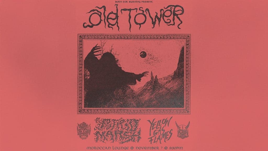 Born for Burning Presents: Old Tower artwork from The Moroccan Lounge
