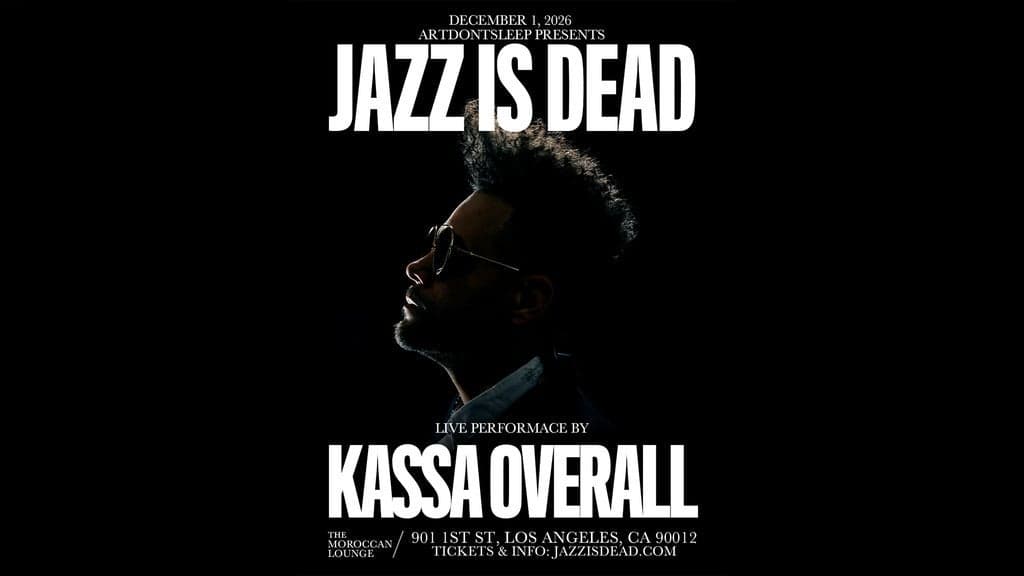 ARTDONTSLEEP Presents: Jazz Is Dead ft. Kassa Overall artwork from The Moroccan Lounge