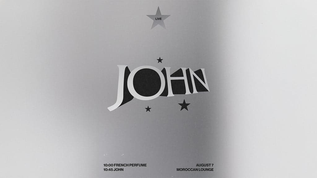 JOHN artwork from The Moroccan Lounge