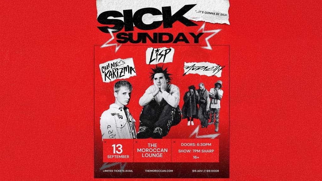 SICK SUNDAY feat. Call Me Karizma artwork from The Moroccan Lounge
