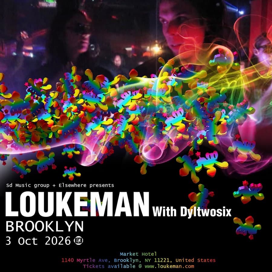 Elsewhere Presents: Loukeman @ Market Hotel artwork from Market Hotel