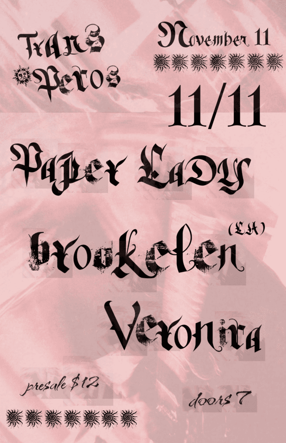 Paper Lady / Brookelen / Veronica artwork from Trans-Pecos