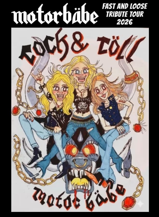 Motorbäbe ♠️ all female salute to Motörhead ♠️ + A Rock Legend: Thin Lizzy Tribute Band artwork from Ivy Room