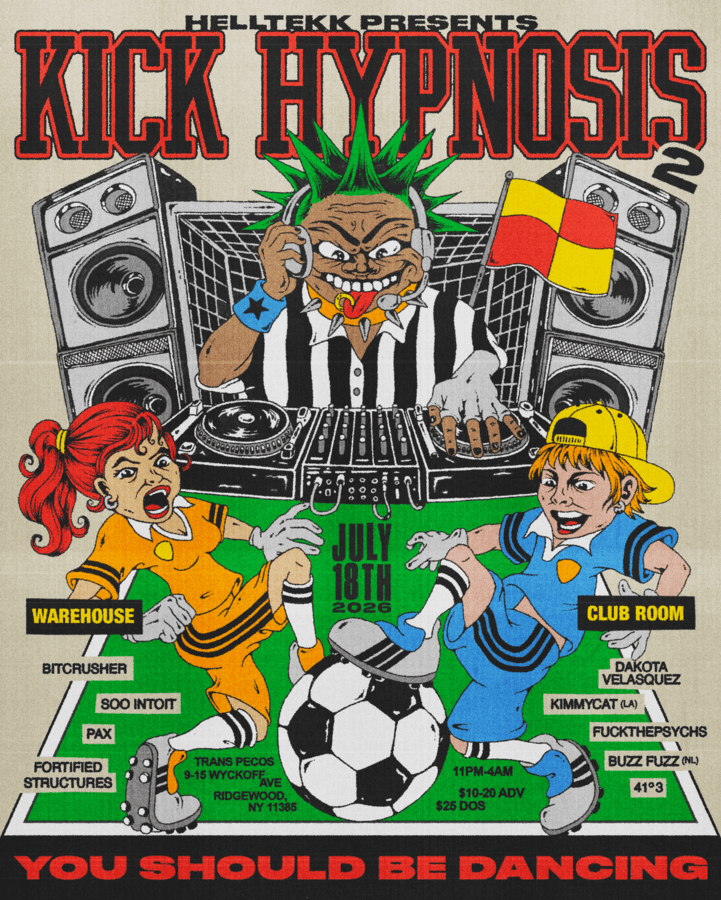 HELLTEKK PRESENTS KICK HYPNOSIS 2 artwork from Trans-Pecos