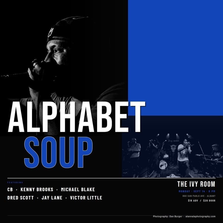 ALPHABET SOUP - 30TH ANNIVERSARY artwork from Ivy Room