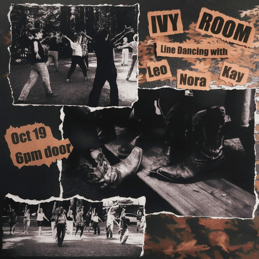 LINE DANCING - EVERY THIRD MONDAY! artwork from Ivy Room